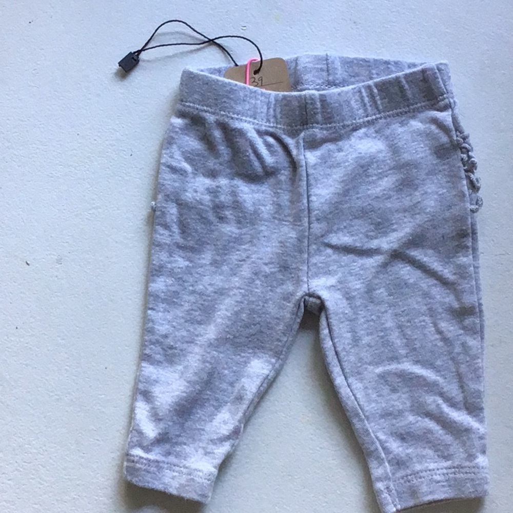 Carter's Gray Leggings Soft Cotton-Blend